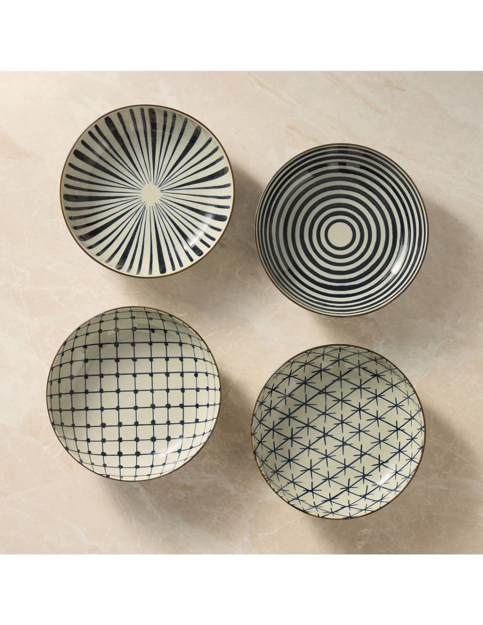 Set bowl Baso 4 piezas de cerámica Set bowl Baso 4 piezas de cerámica