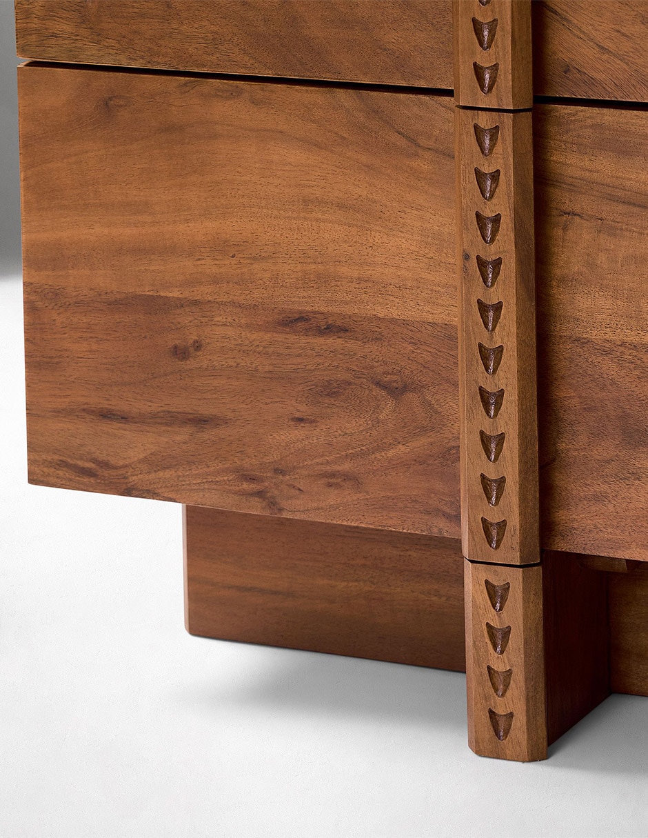 Buró Mackenzie de madera acacia 5
