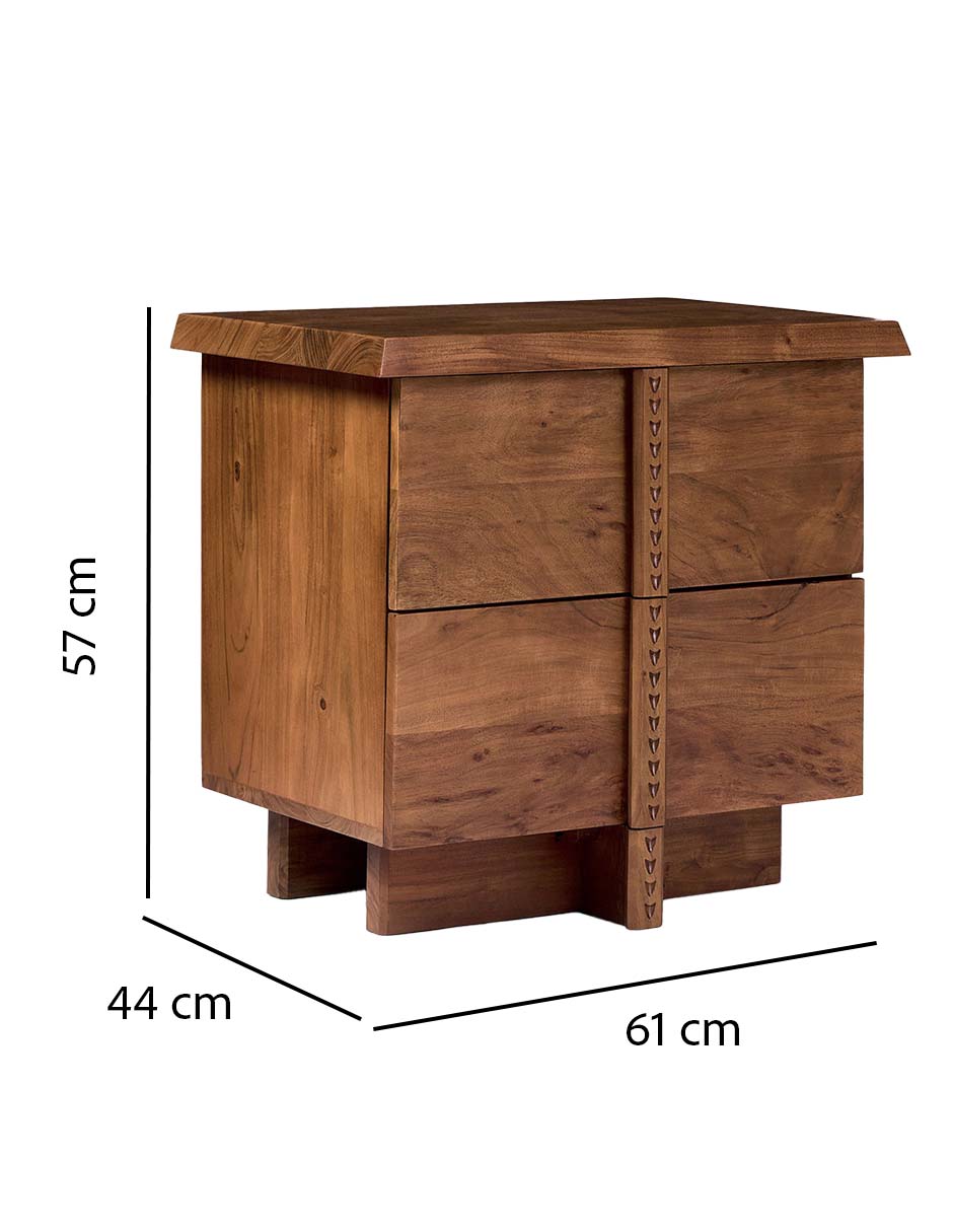 Buró Mackenzie de madera acacia 6