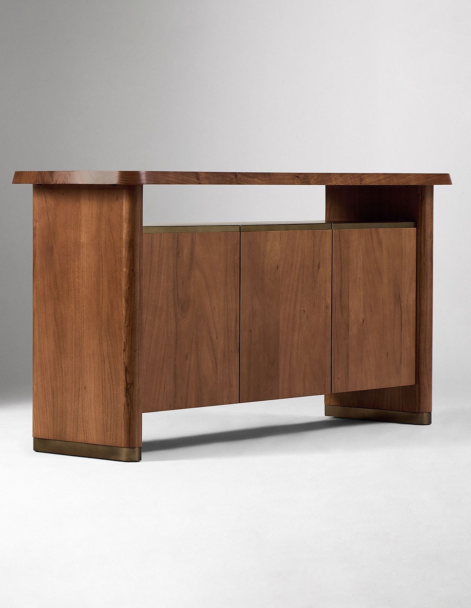 Buffet armable Aubin de madera acacia