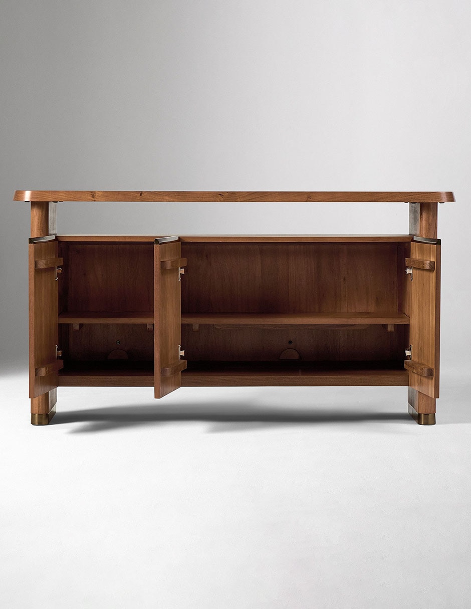 Buffet armable Aubin de madera acacia