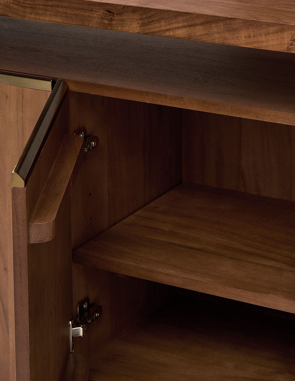 Buffet armable Aubin de madera acacia
