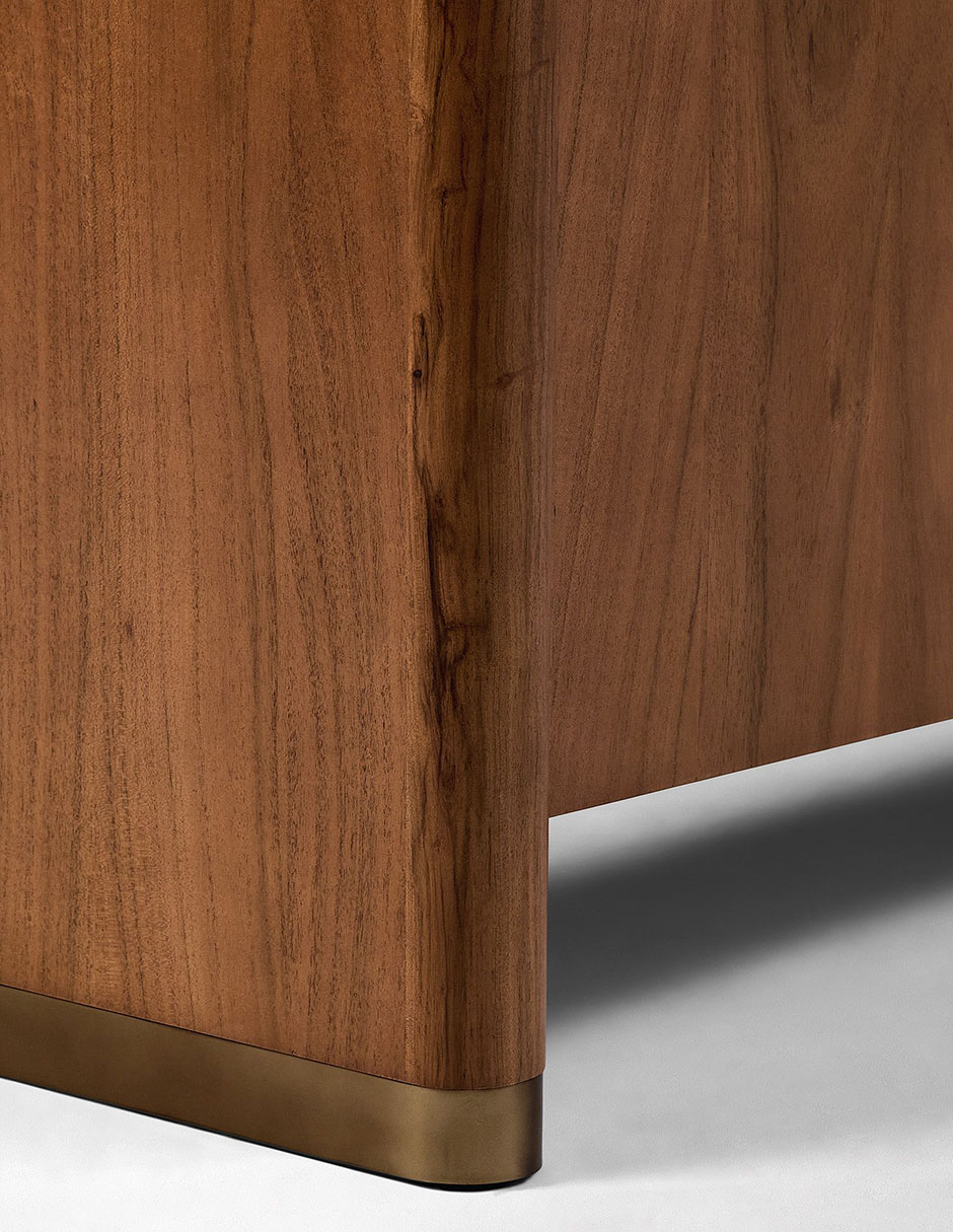 Buffet armable Aubin de madera acacia