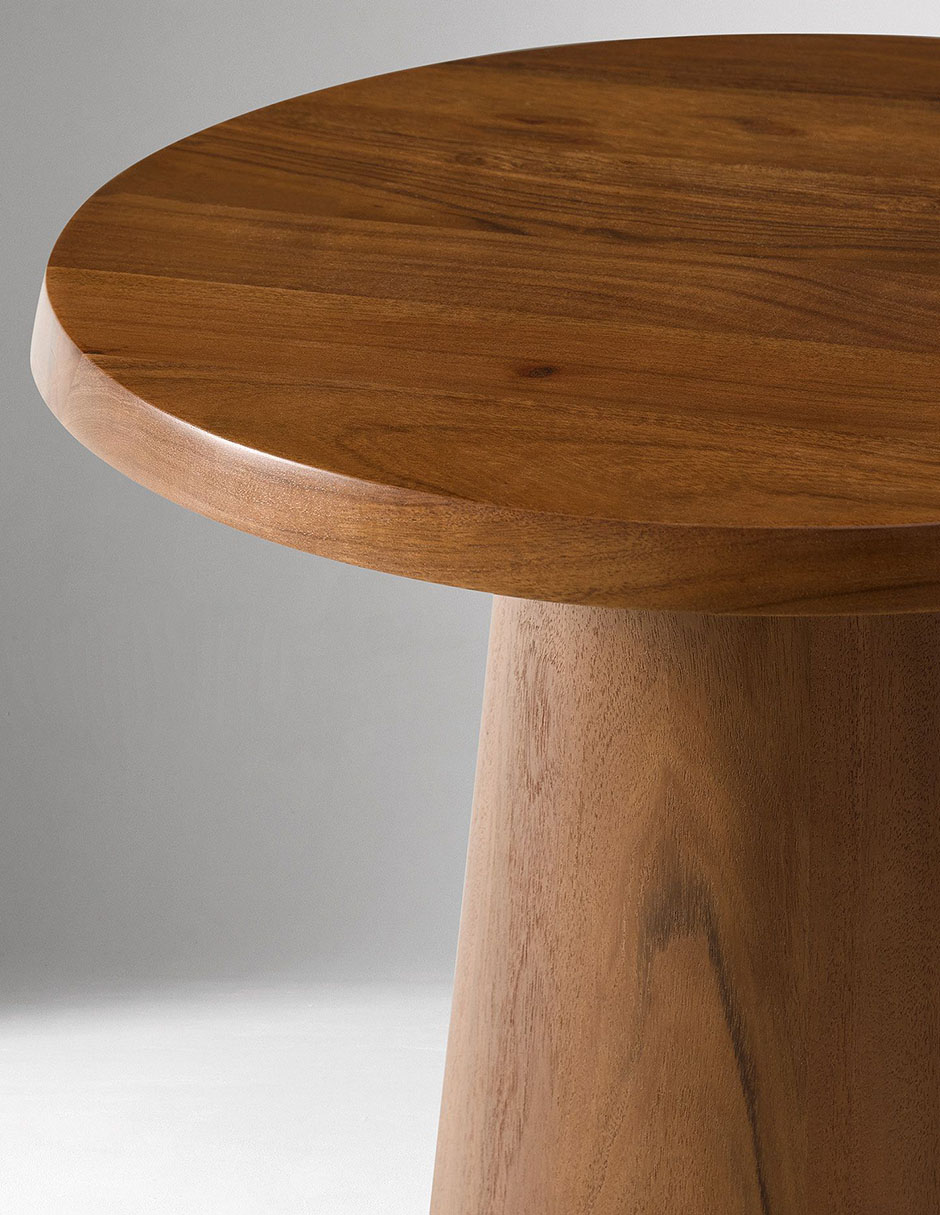 Mesa lateral de Madera de arce 3