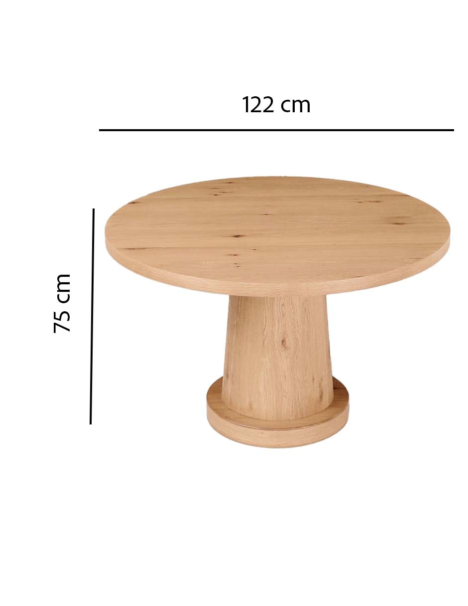 Mesa Wynn de madera roble