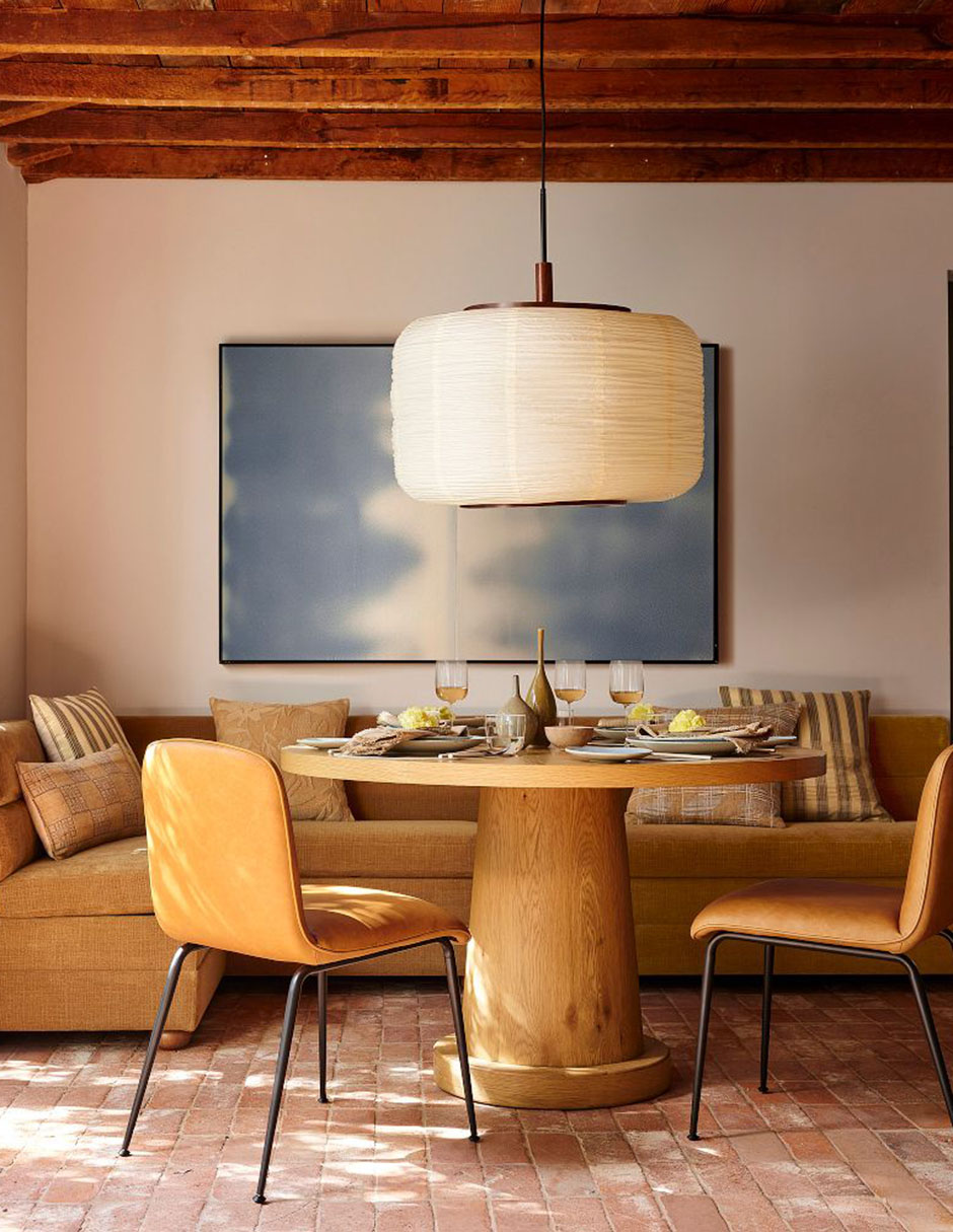 Mesa Wynn de madera roble