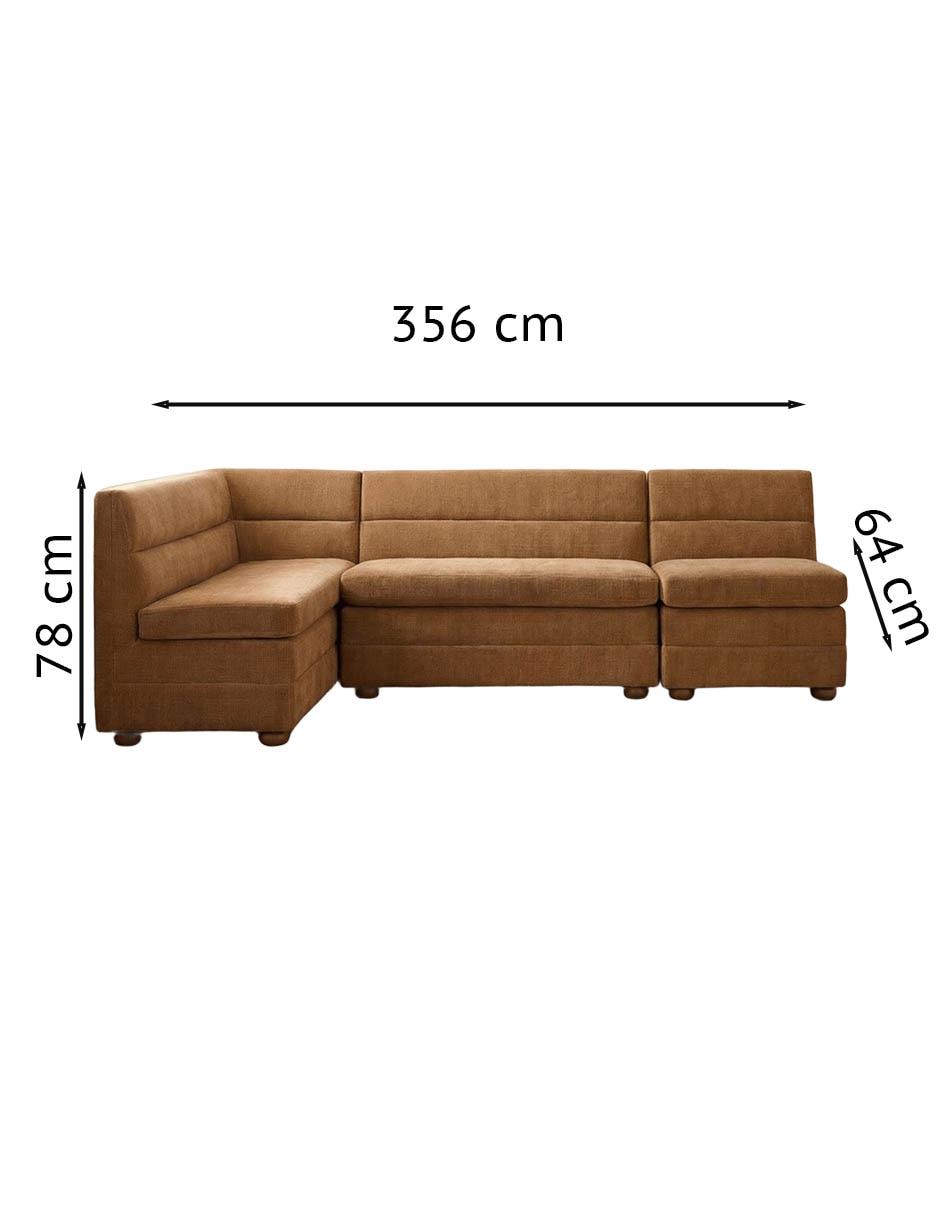 Banca para comedor Tilda de madera 6