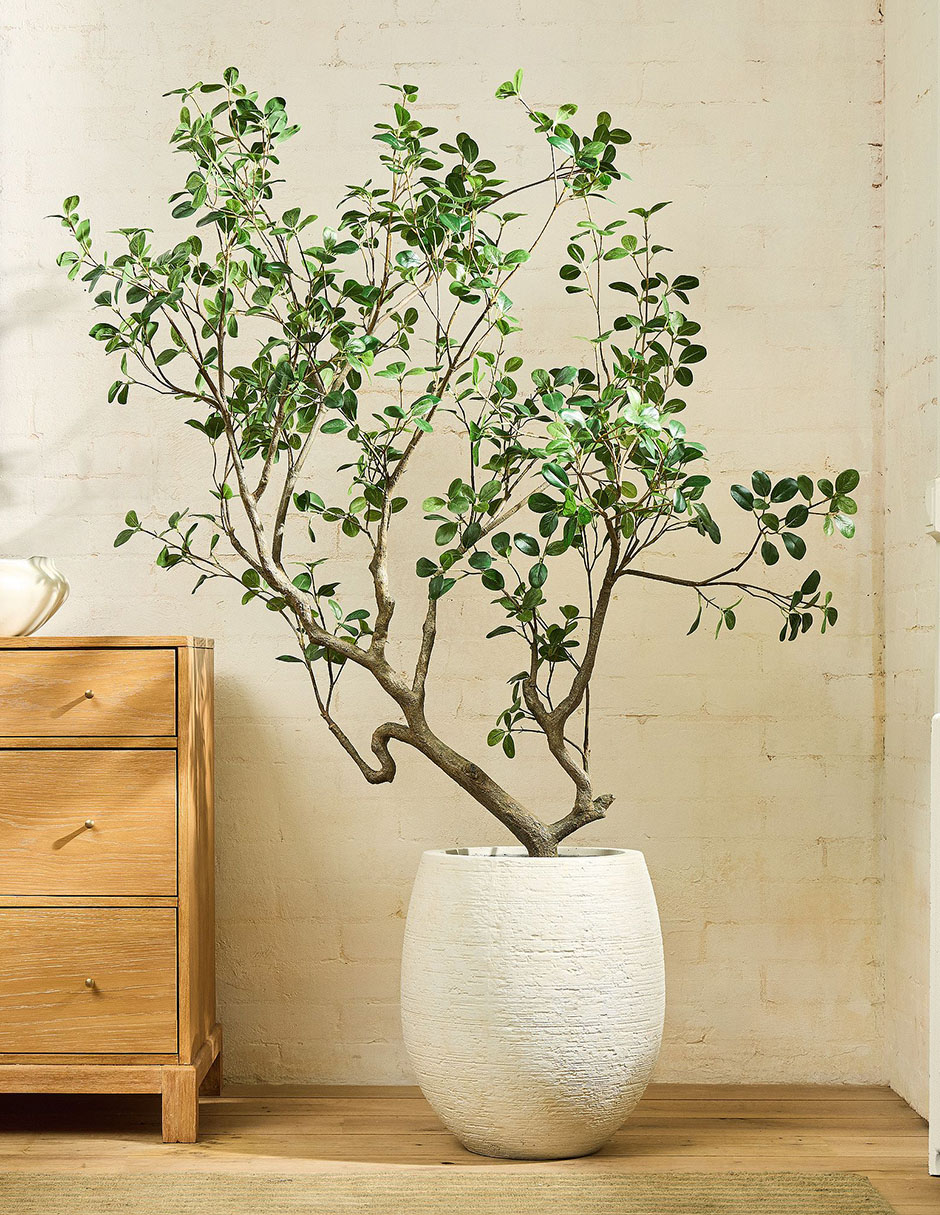Manzana Faux Potted 147 cm con maceta