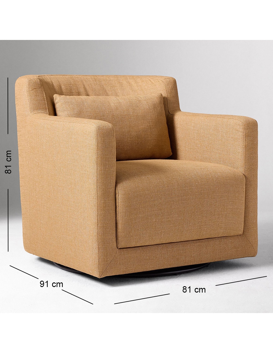 Sillón giratorio Ashford de madera