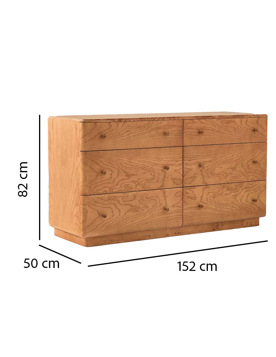 Cómoda Pierce & Ward de madera
