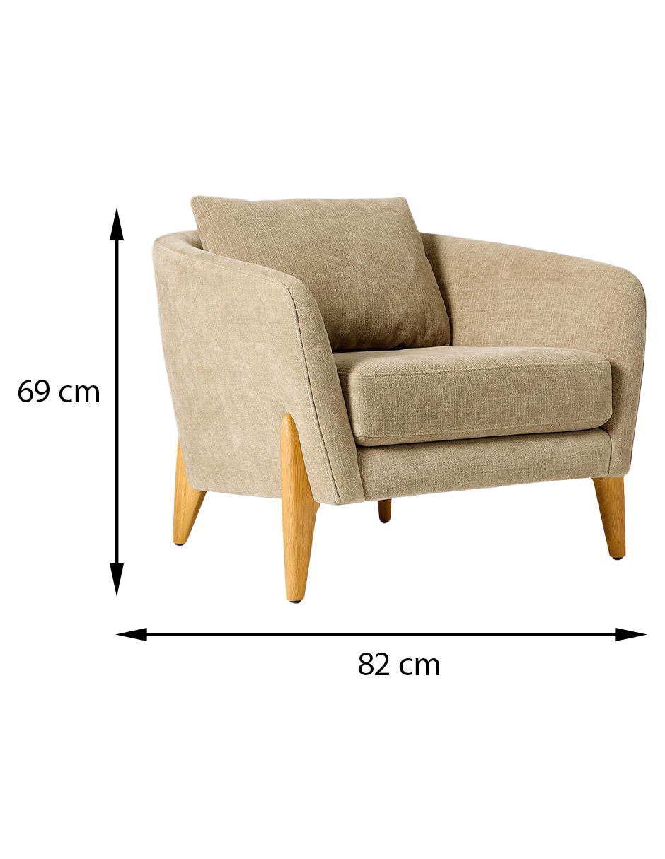 SILLÓN DELRAY NATURAL 9