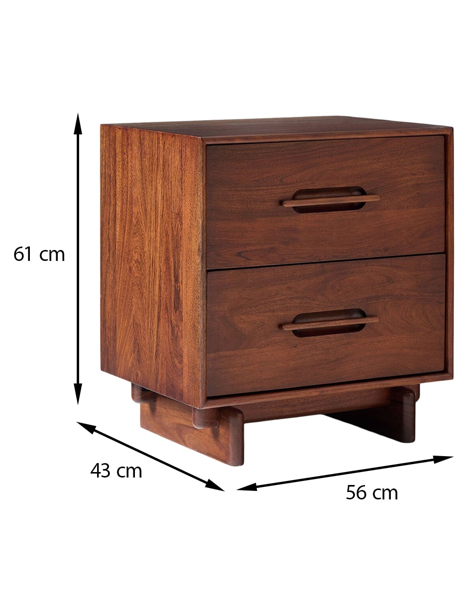 Buró Collins de madera acacia 10