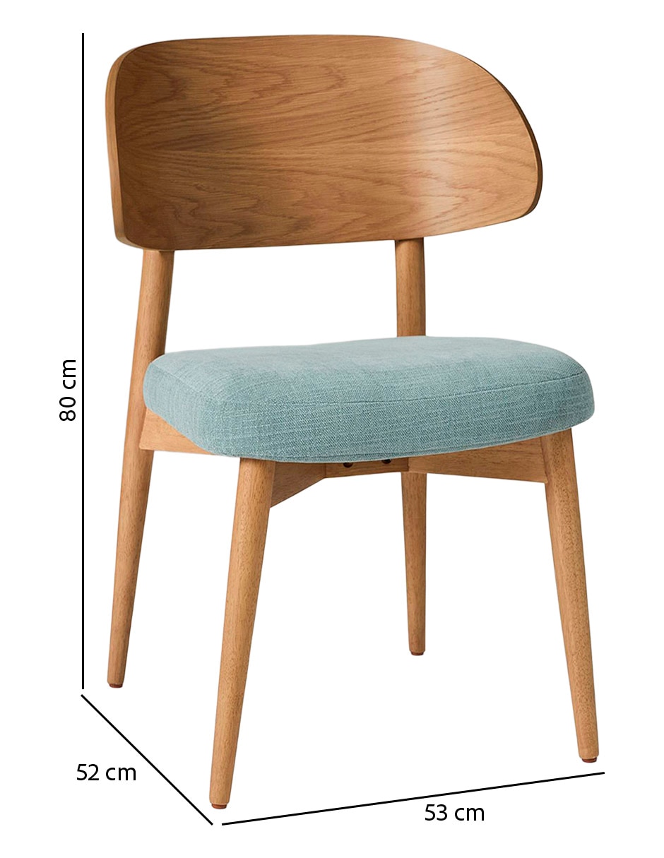 Silla Hyde de madera