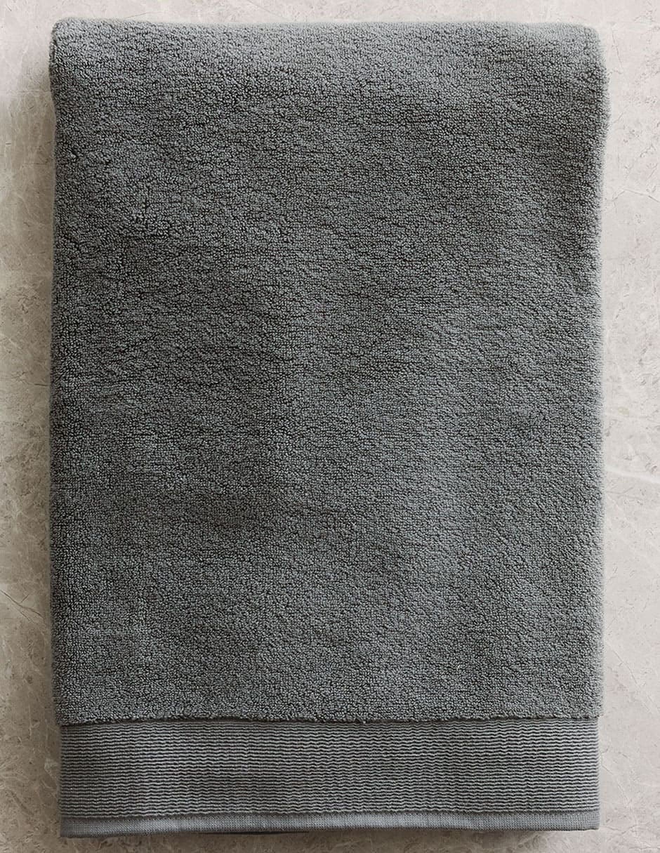 Toalla de baño luxe fibrosoft azul 1