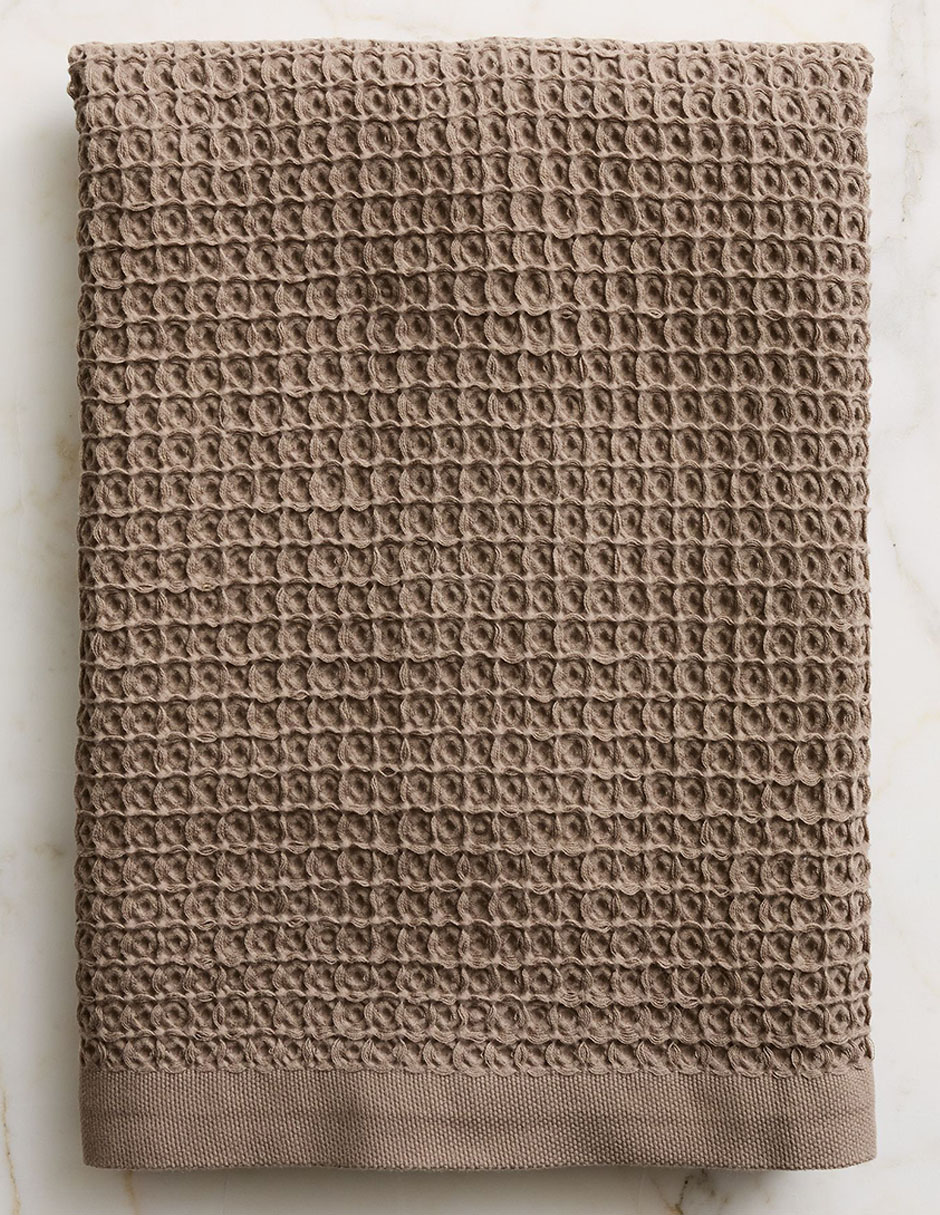 Toalla para baño Waffle de algodón 1