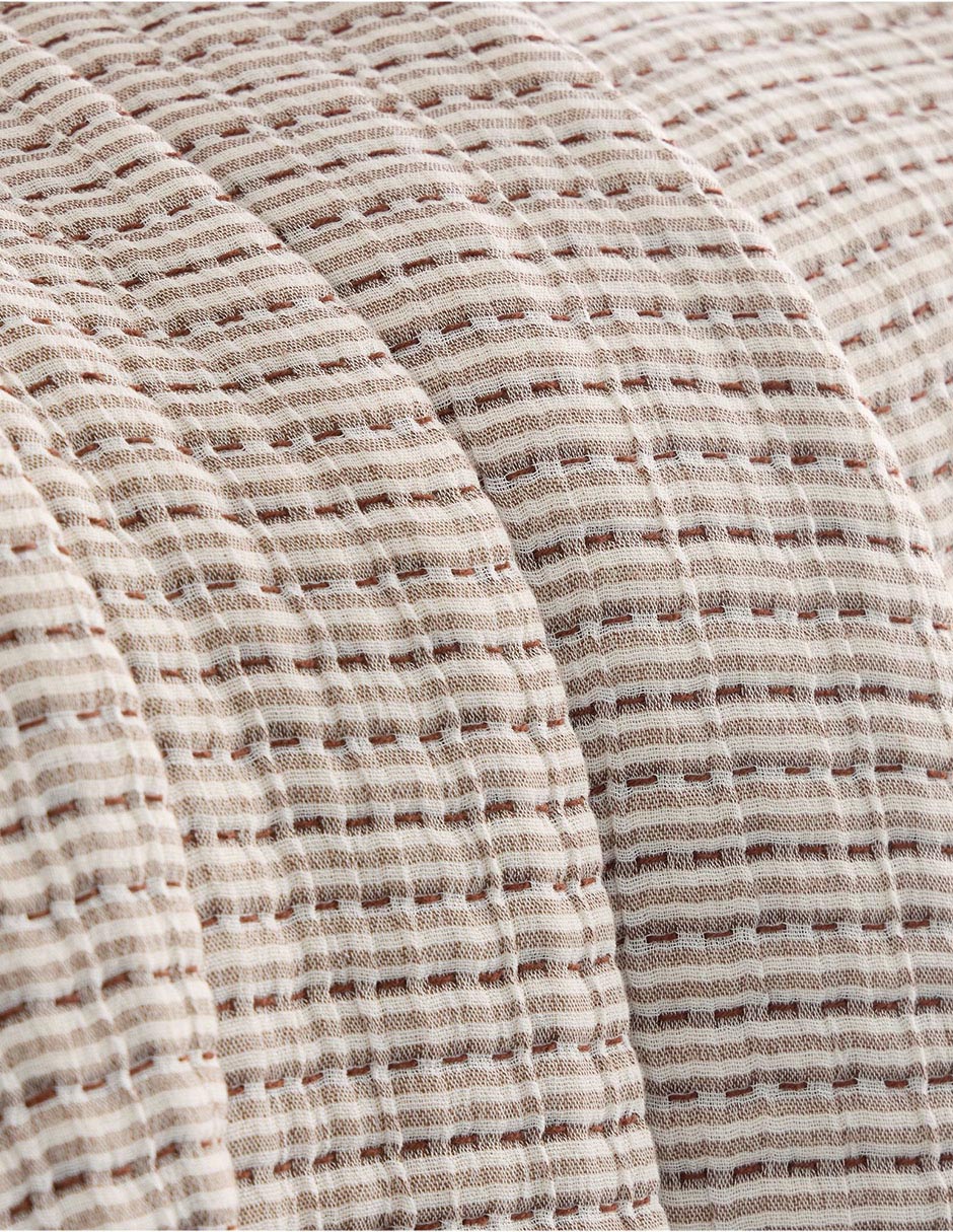 COBIJA DOUBLE CLOTH QS CAFÉ
