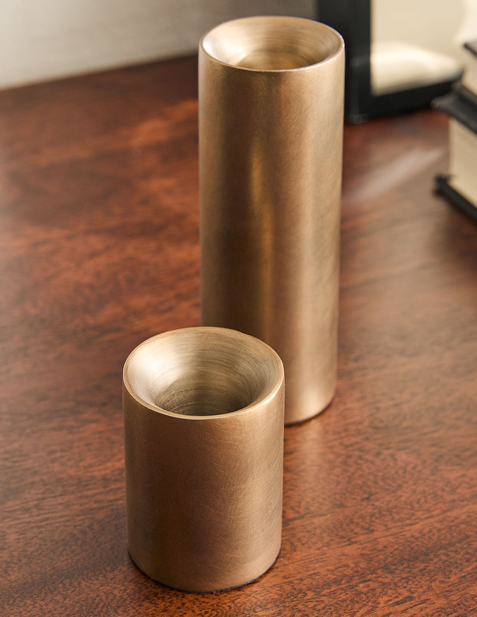 Portavela Brushed Metal