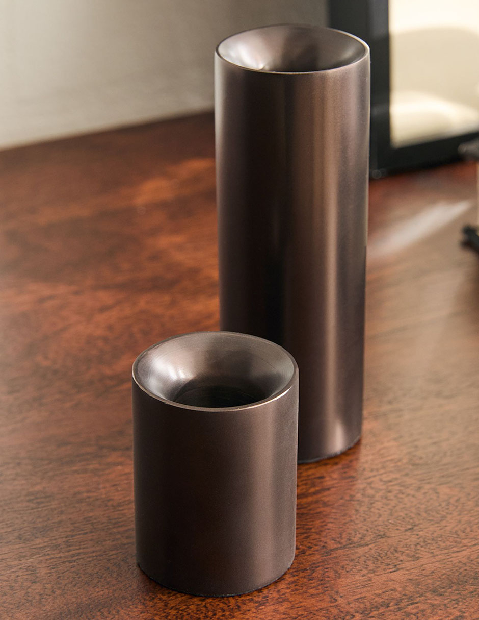 Portavela Brushed Metal