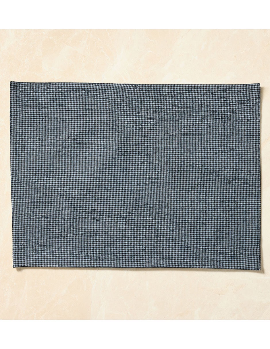 Mantel rectangular de algodón Micro Yarn Dyed