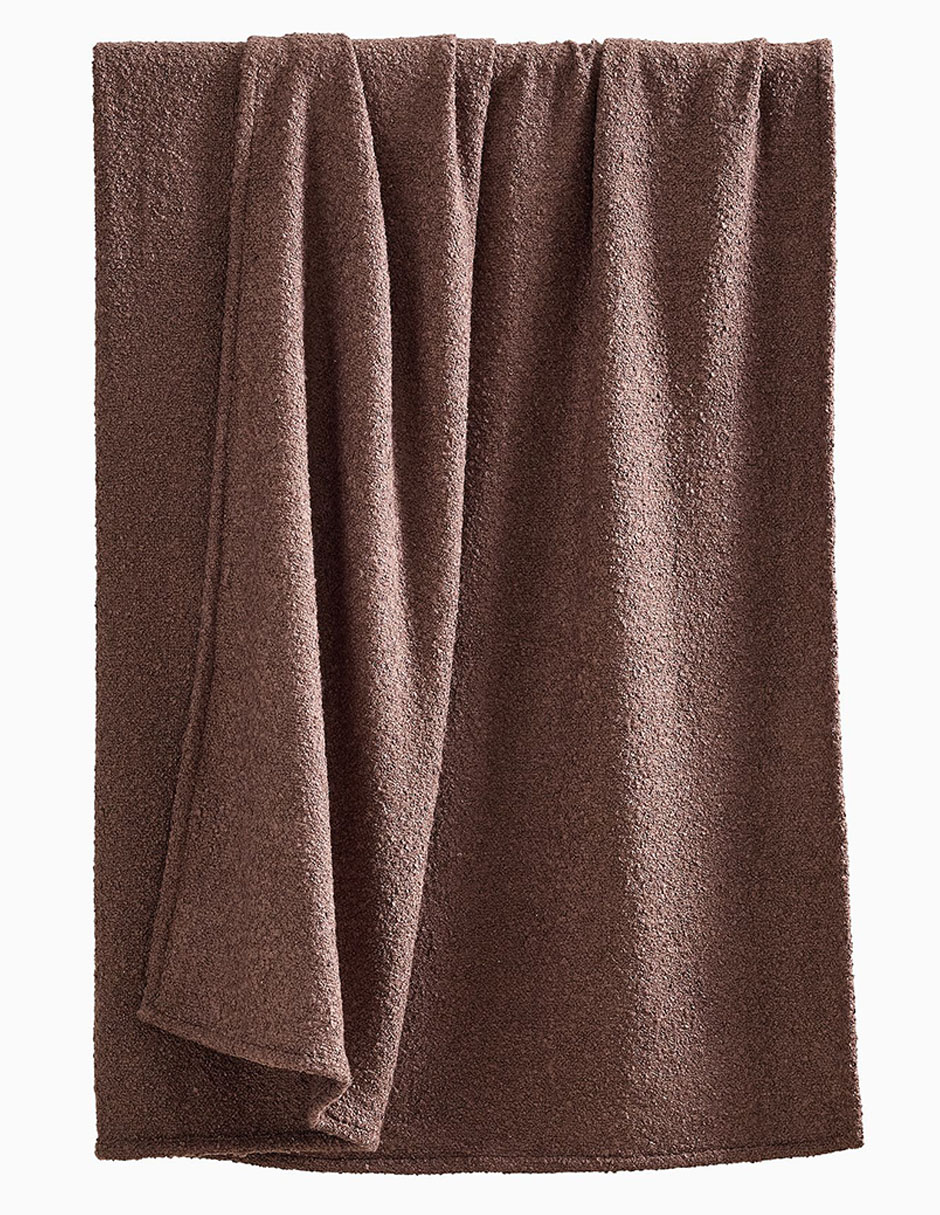 Frazada de tejido plano Luxe Bouclé
