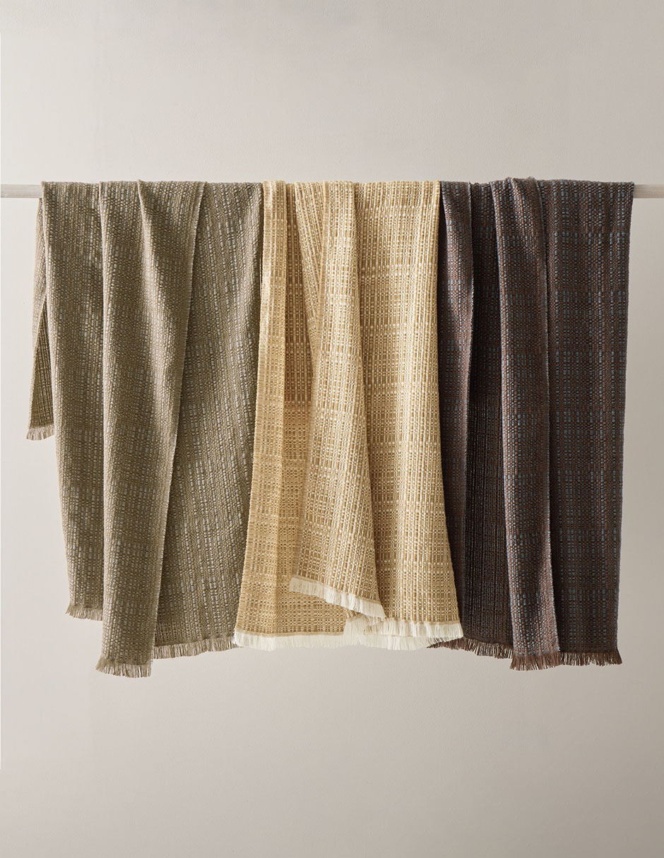 Frazada Textured Grid de tejido suave Frazada Textured Grid de tejido suave