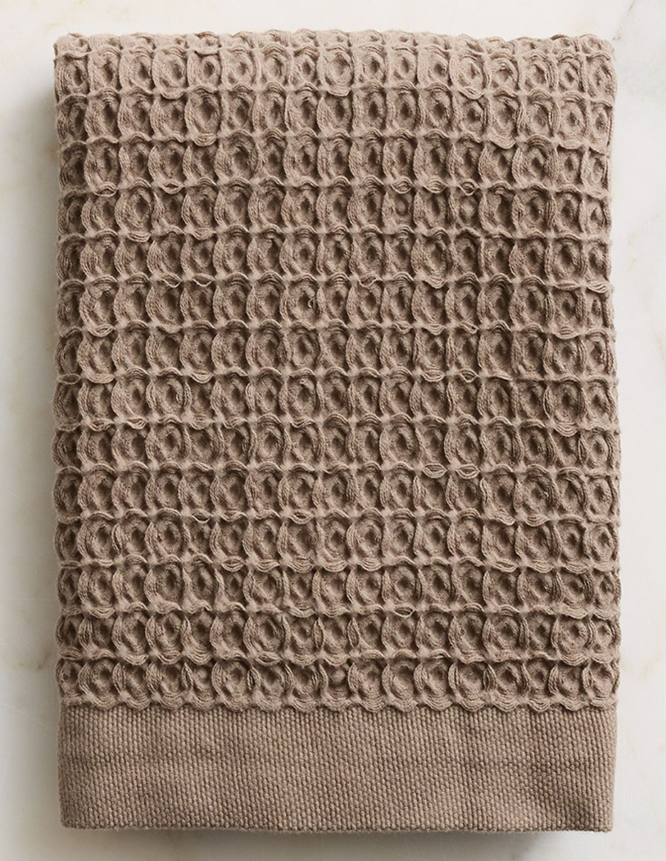 Toalla de manos plush waffle towel café 1