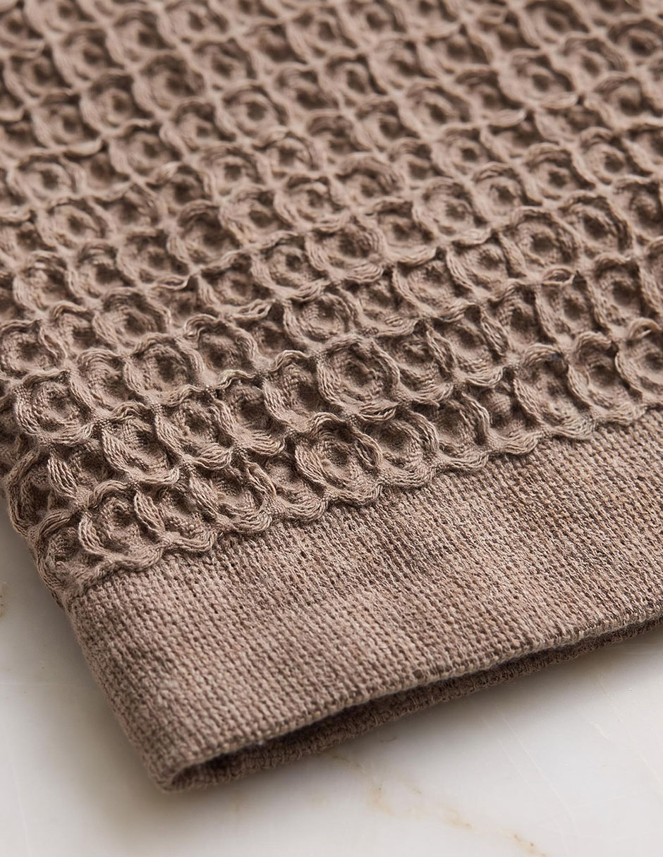 Toalla de manos plush waffle towel café