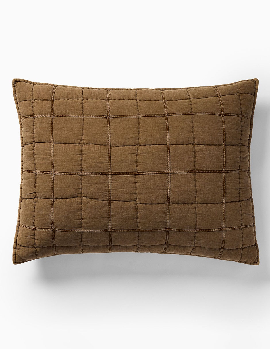FUNDA P/ALMOHADA BRAIDED BOX STD VERDE
