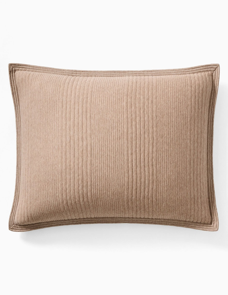 FUNDA P/ALMOHADA JERSEY LINEAR STD BEIGE FUNDA P/ALMOHADA JERSEY LINEAR STD BEIGE