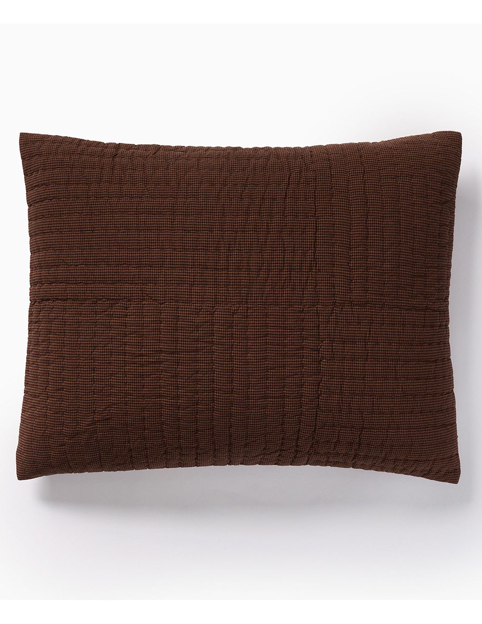 COLCHA MICRO CHECK KS CAFÉ
