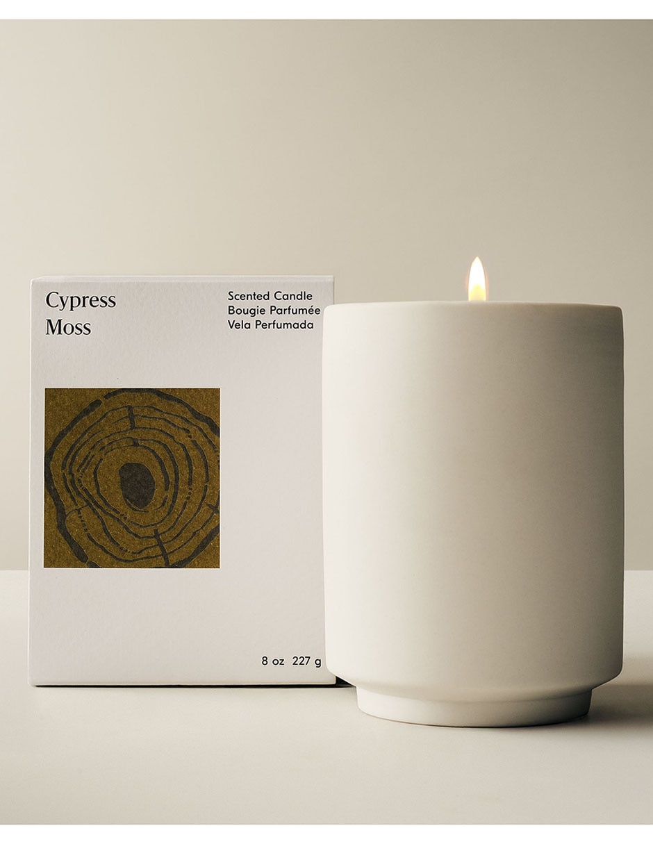 Vela aromática Homescent aroma musgo de ciprés