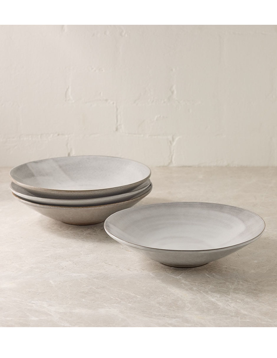 Set Bowl Pasta Anda Blanco 4 piezas 1