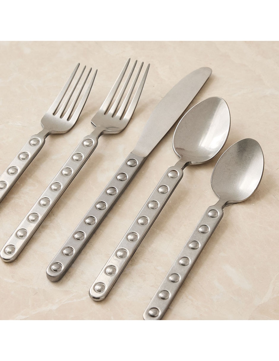 Set cubiertos pierce & ward de acero inoxidable 5 piezas 5