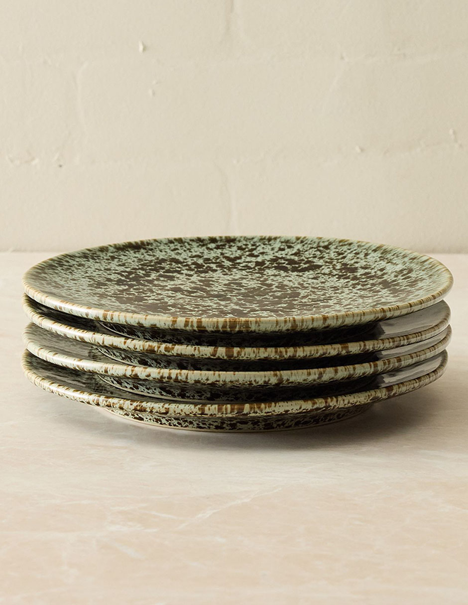 Set Plato ensalada Tavi Dinnerware Verde 1