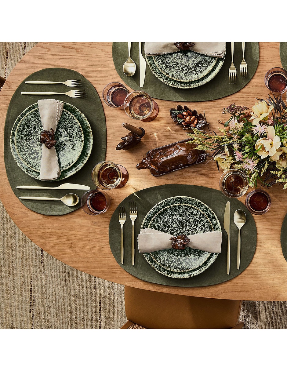 Set Plato ensalada Tavi Dinnerware Verde