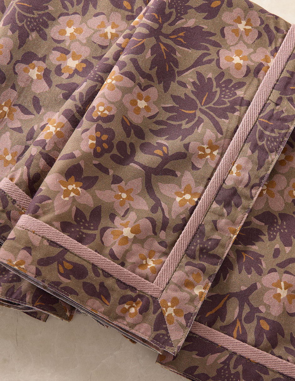 Set servilleta Blake Floral de algodón 4 piezas 2