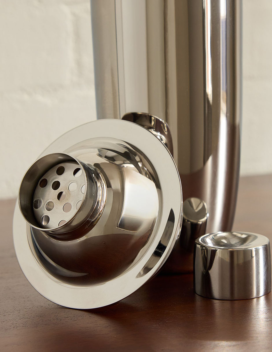 Shaker Juliana Barware de acero inoxidable
