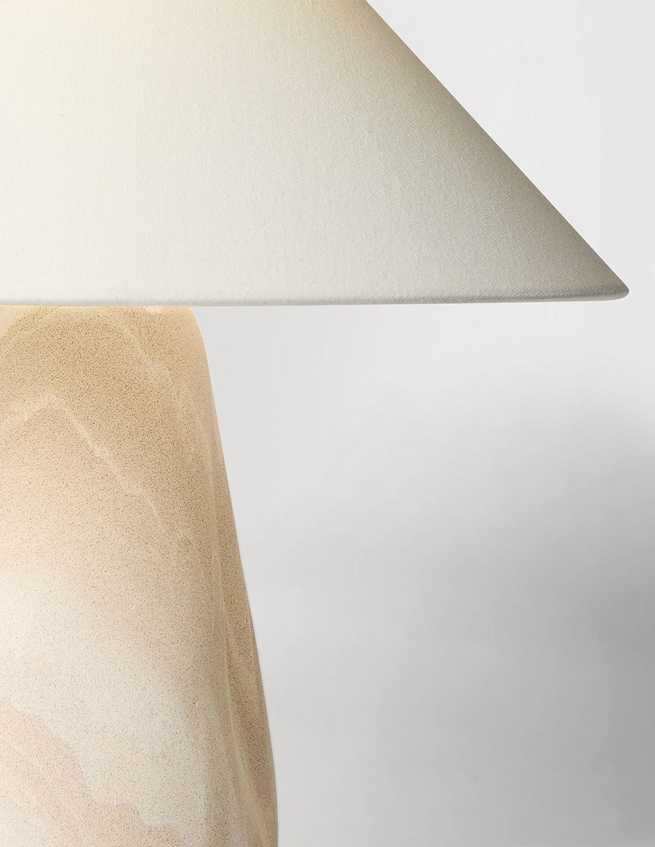 Lámpara de mesa incandescente y led Donata 8
