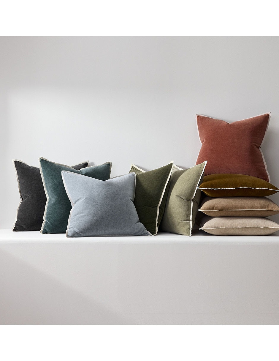 Funda para cojín Classic Cotton Velvet Pillow Cover Funda para cojín Classic Cotton Velvet Pillow Cover