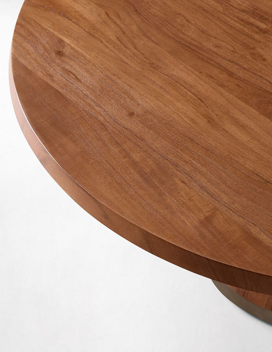 Mesa de centro Aubin de madera Mesa de centro Aubin de madera