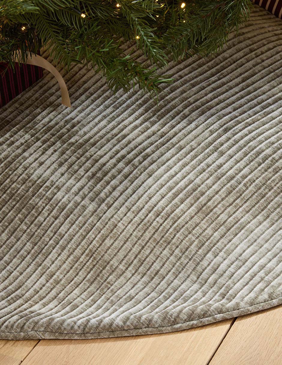 Pie de árbol Corded Bias Velvet 2