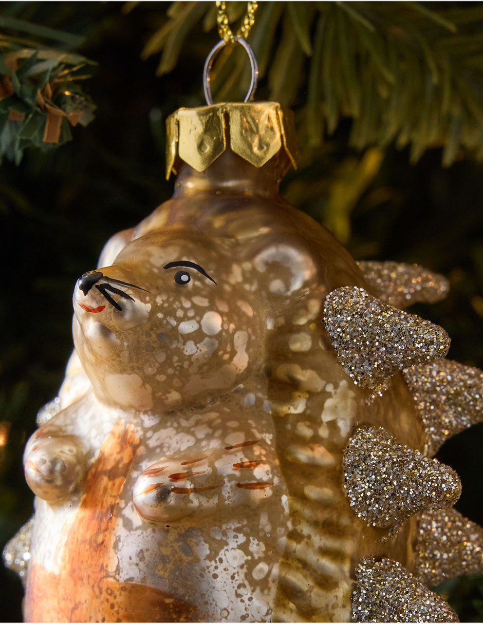 Ornamento Navidad erizo New 2