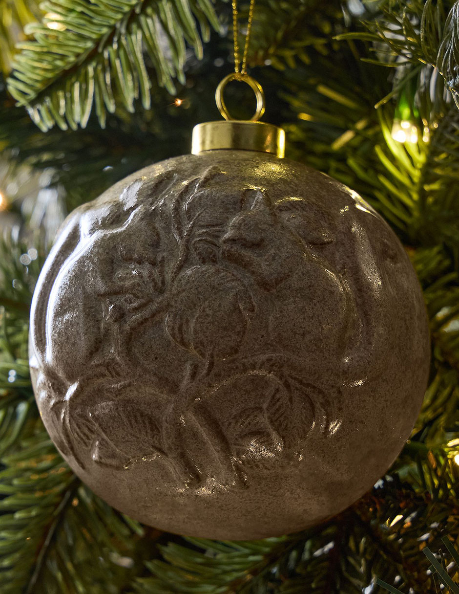 Ornamento Navidad redondo Artisan