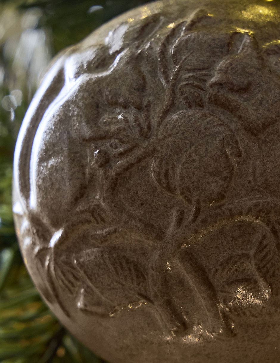 Ornamento Navidad redondo Artisan 3