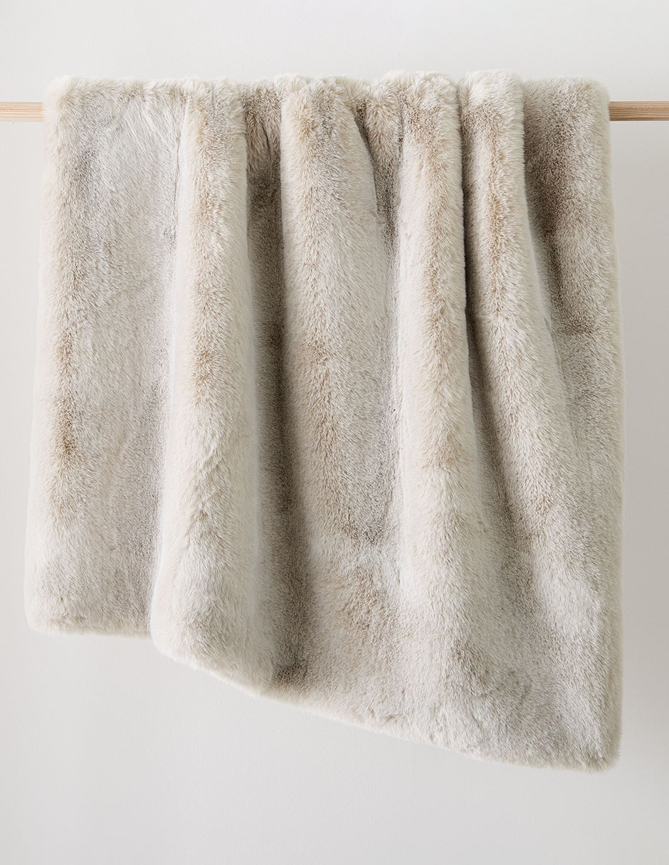 Frazada Faux Fur Chinchilla 47 X 60 Frazada Faux Fur Chinchilla 47 X 60
