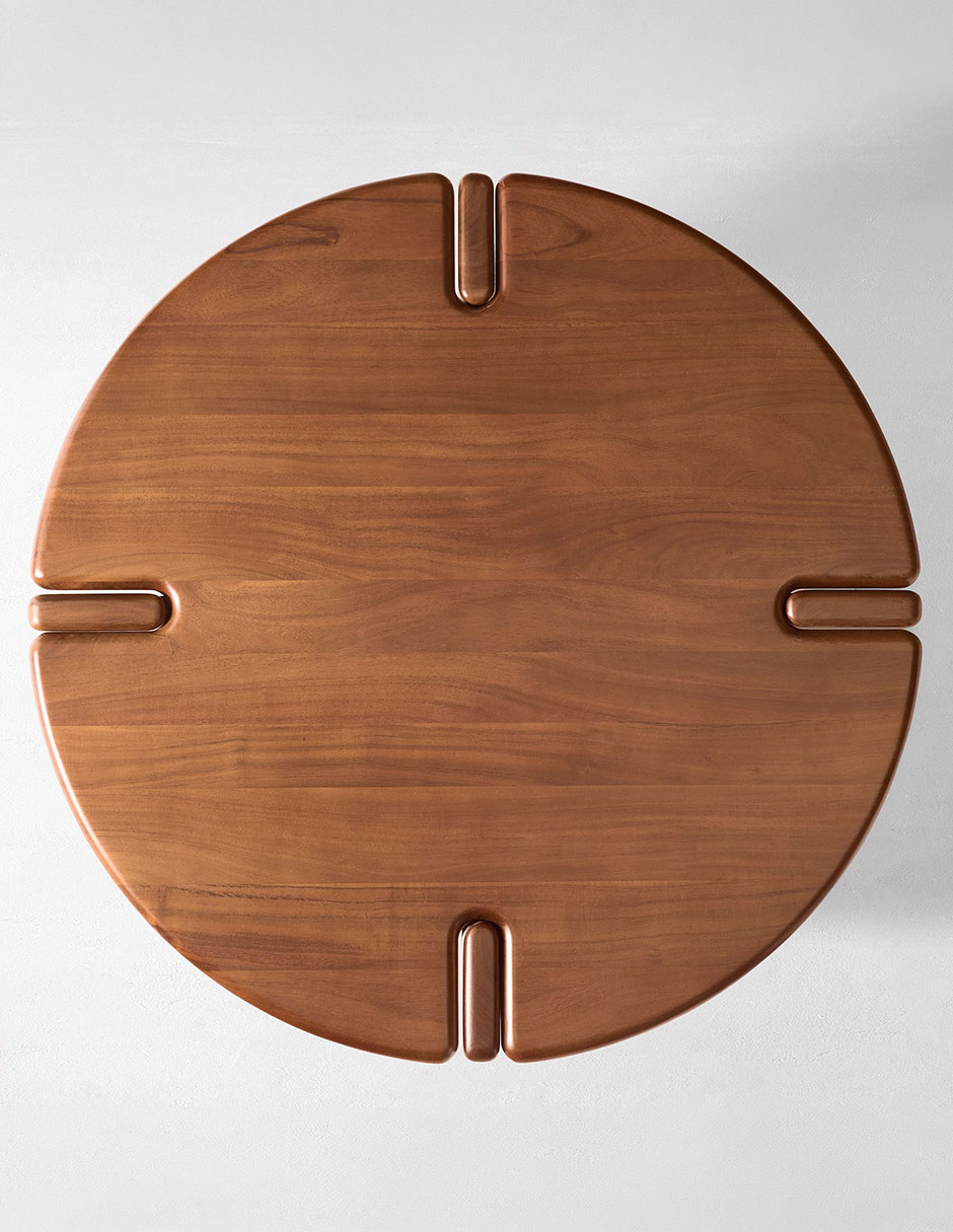 Mesa centro Hollis de madera 2