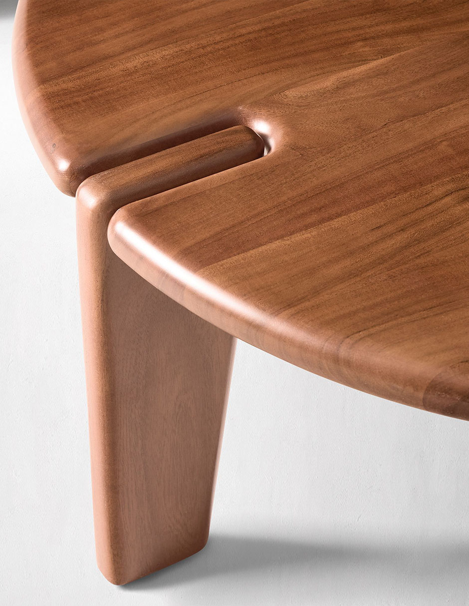 Mesa centro Hollis de madera 4