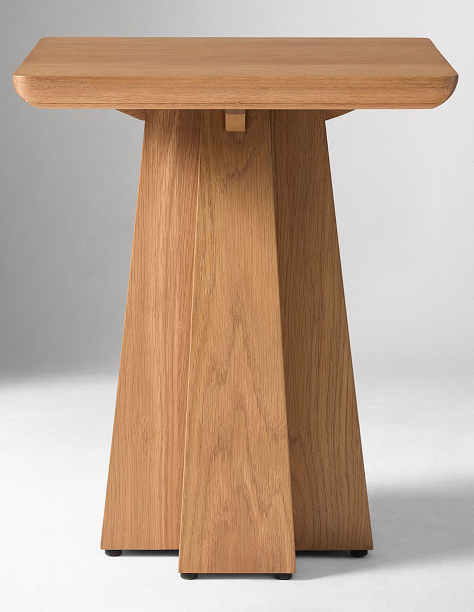 Mesa lateral Axton de madera 2
