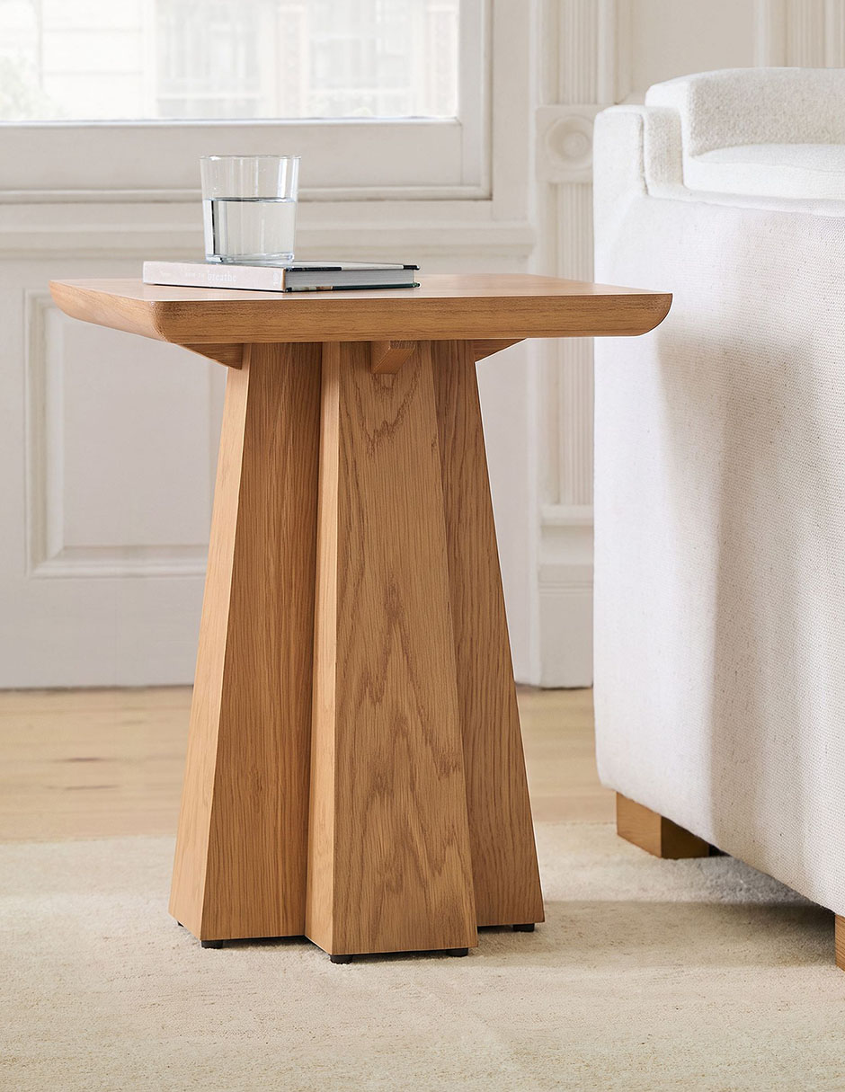 Mesa lateral Axton de madera 5