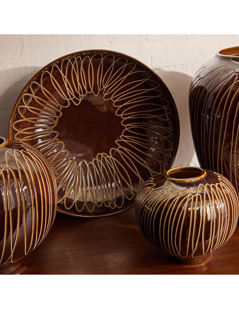 Bowl decorativo carved 2